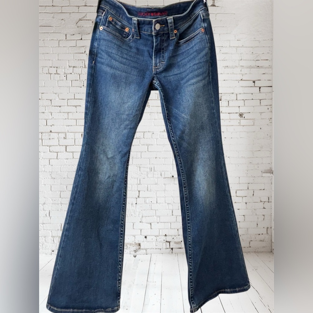 Lucky Brand Indigo Wide Leg Jeans